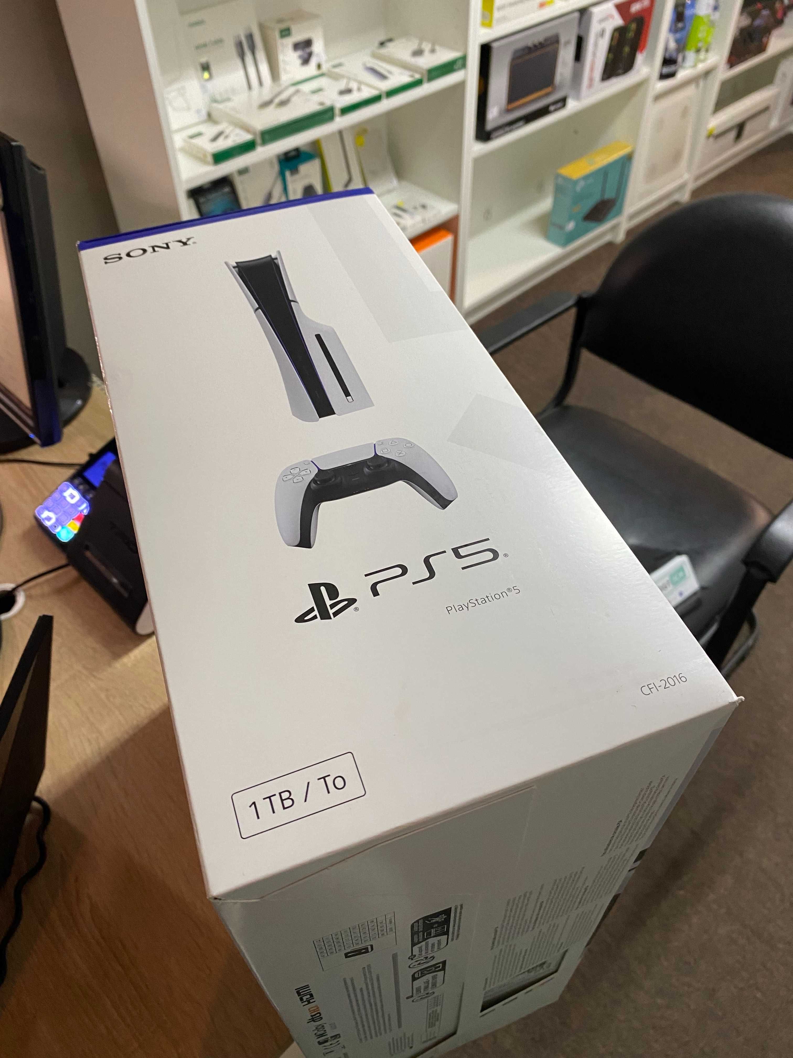 *NOWA* Konsola Sony Playstation 5 Slim 1TB PS5 NAPĘD + PAD NOWY ZESTAW