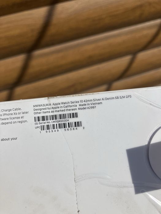Apple Watch 10 series 42 mm Silver