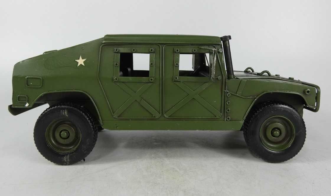 Wojskowy Metalowy model samochód pojazd auto 32,5 cm HAMER
