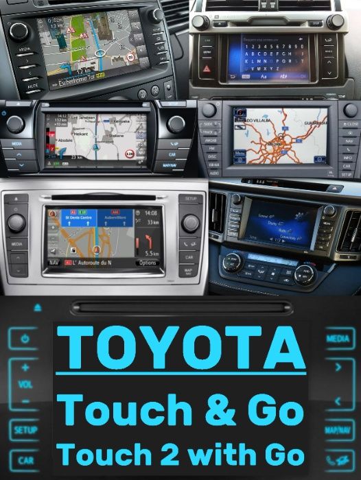 Aktualizacja Mapy 2024 Toyota Touch & Go Touch 2 with Go