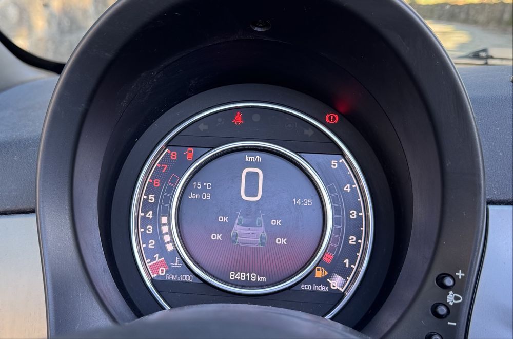 FIAT 500C cabrio 84 mil km