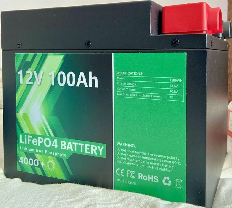 Продам акумулятор LiFePO4 12V 100Ah з вбудованою Smart BMS
