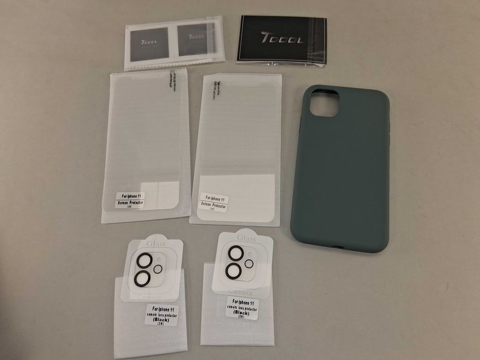 Y191 Etui Futerał do iPhone 11 + 2x Szkło Ekran 2x Szkło Aparat