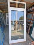 DRZWI Zewnętrzne Aluminiowe z Naświetlem Przeszklone Wejściowe 100x250