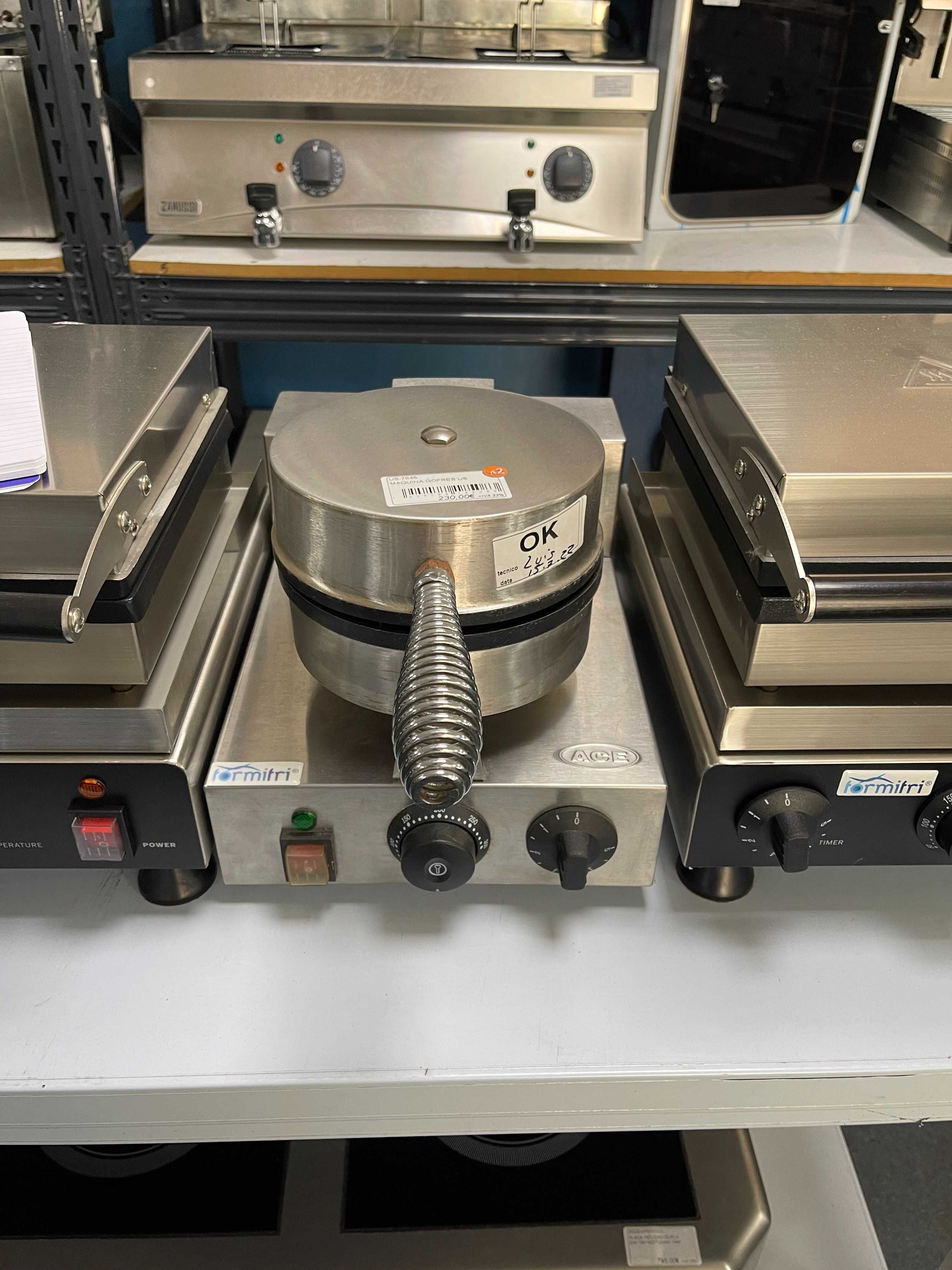 maquina gofres  180mm