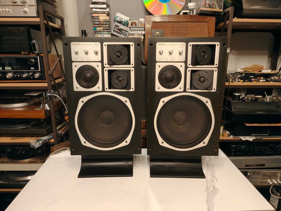 SABA Ultra Box Professional 1300 ! Znakomite kolumny VINTAGE !