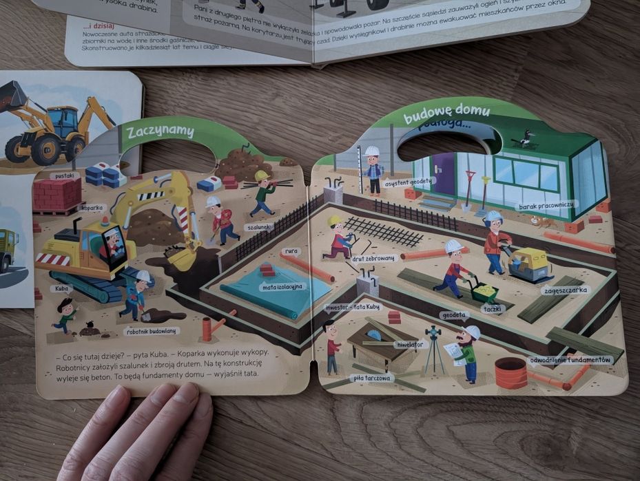 Książeczki z serii Co słychać na budowie