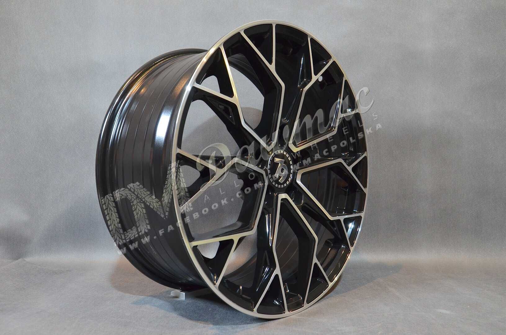 Felgi Seventy9 SCF-H 18" 8J ET45 5x112 Black Front Polished