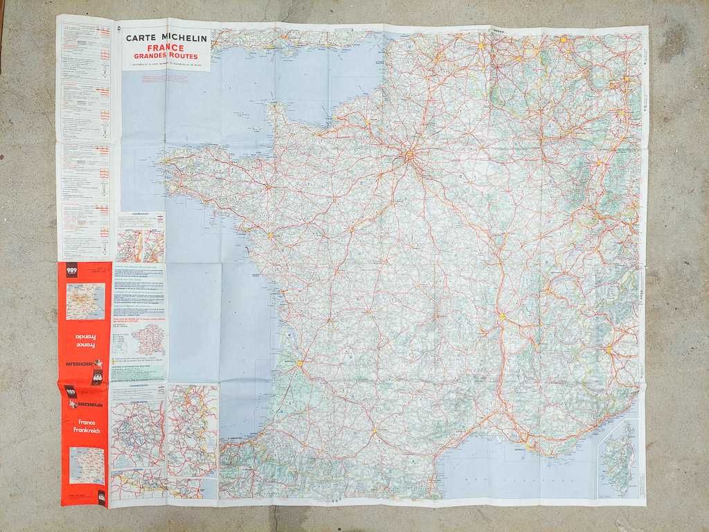 Марa França - Carte Michelin France Grandes Routes