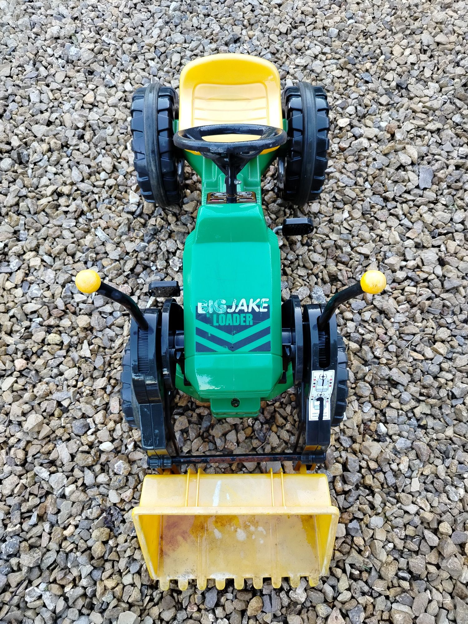 Traktorek na pedały z łychą ciągnik traktor koparka tur Big Jake