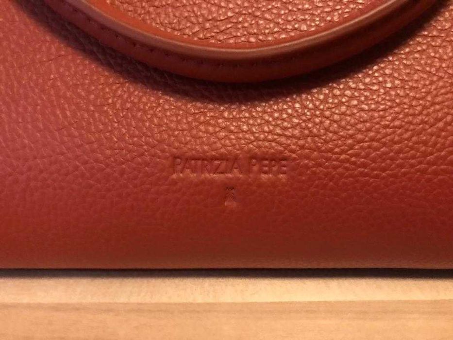 Torebka skórzana Patrizia Pepe 2V9941/A4U8-B702 Deep Bronze