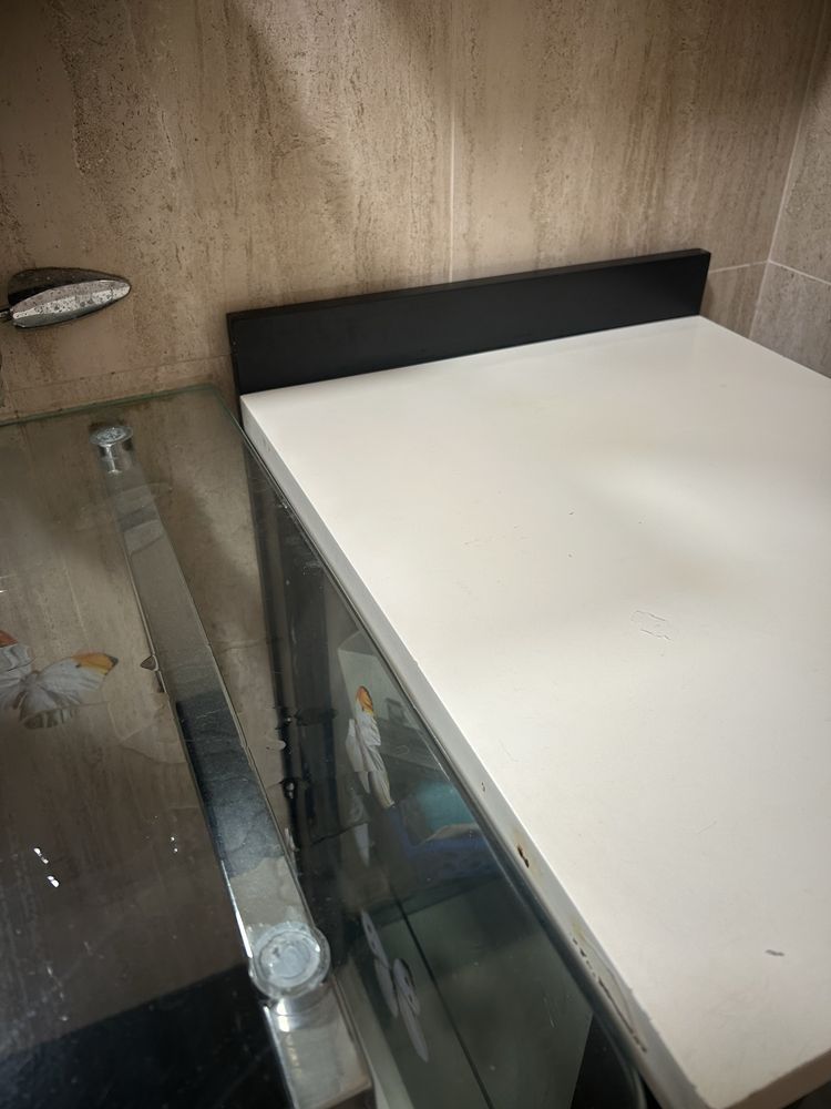 Movel wc com lavatorio em inox