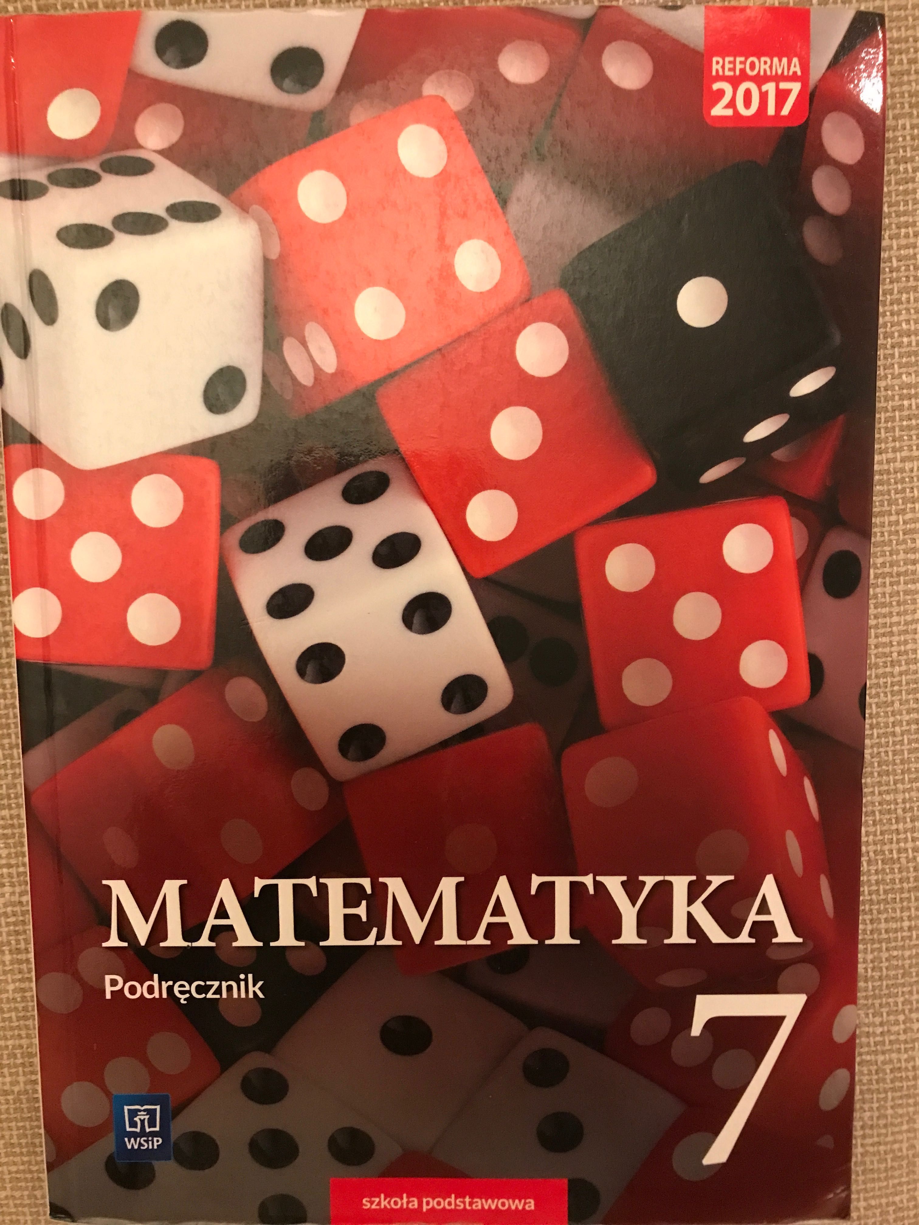 Matematyka 7. Podręcznik. Wydawnictwo WSiP