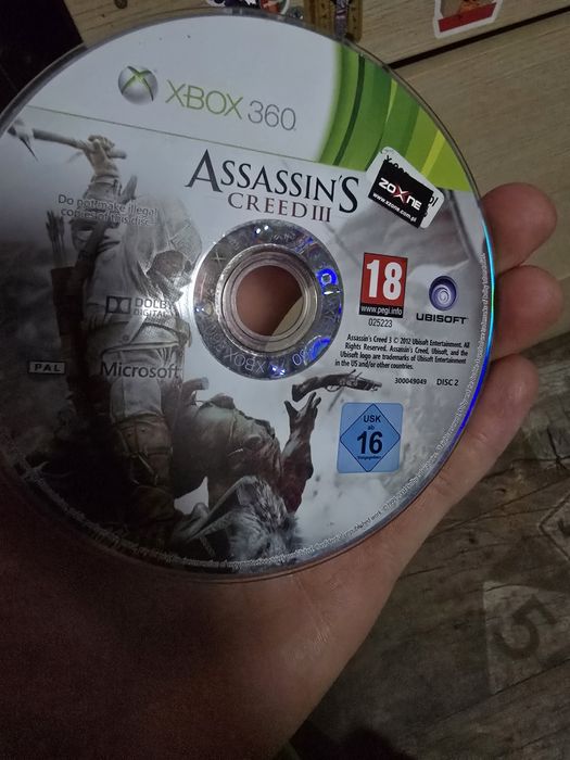 Assassins Creed 3 xbox 360 disc 2