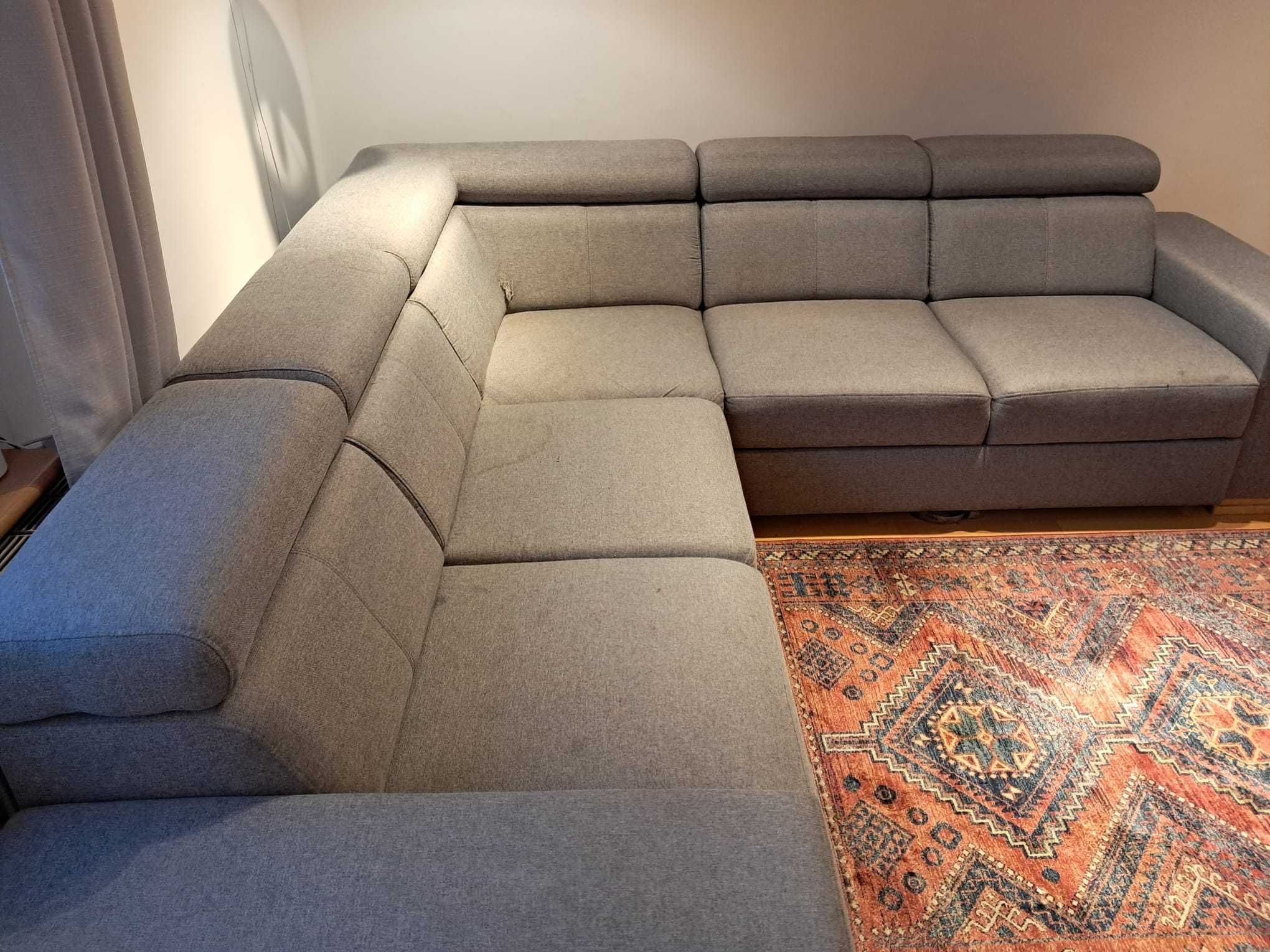 Narożnik sofa z funkcją spania