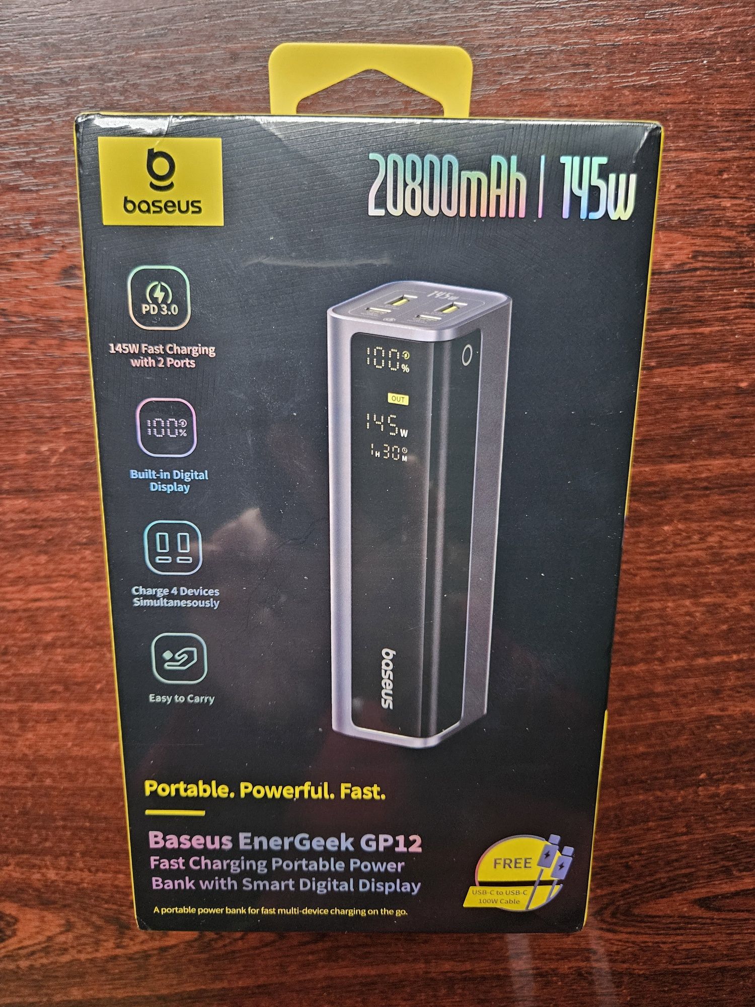 Павербанк Baseus 20800mAh,145W