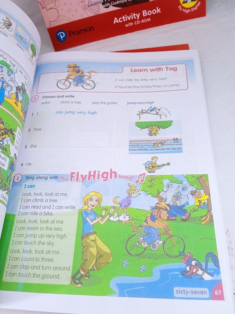 FlyHigh Ukraine 2 pupils book activity book grammar