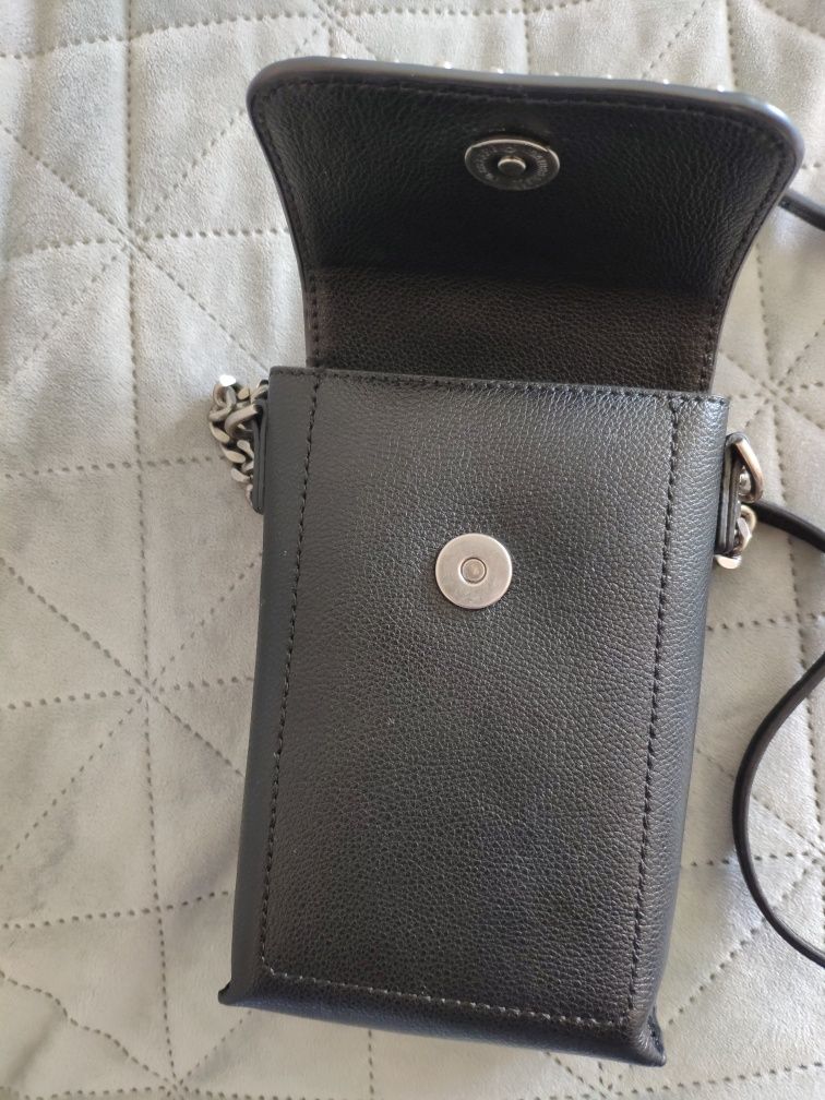 Karl Lagerfeld Сумка кожаная сумочка шкіряна кроссбоди для телефона