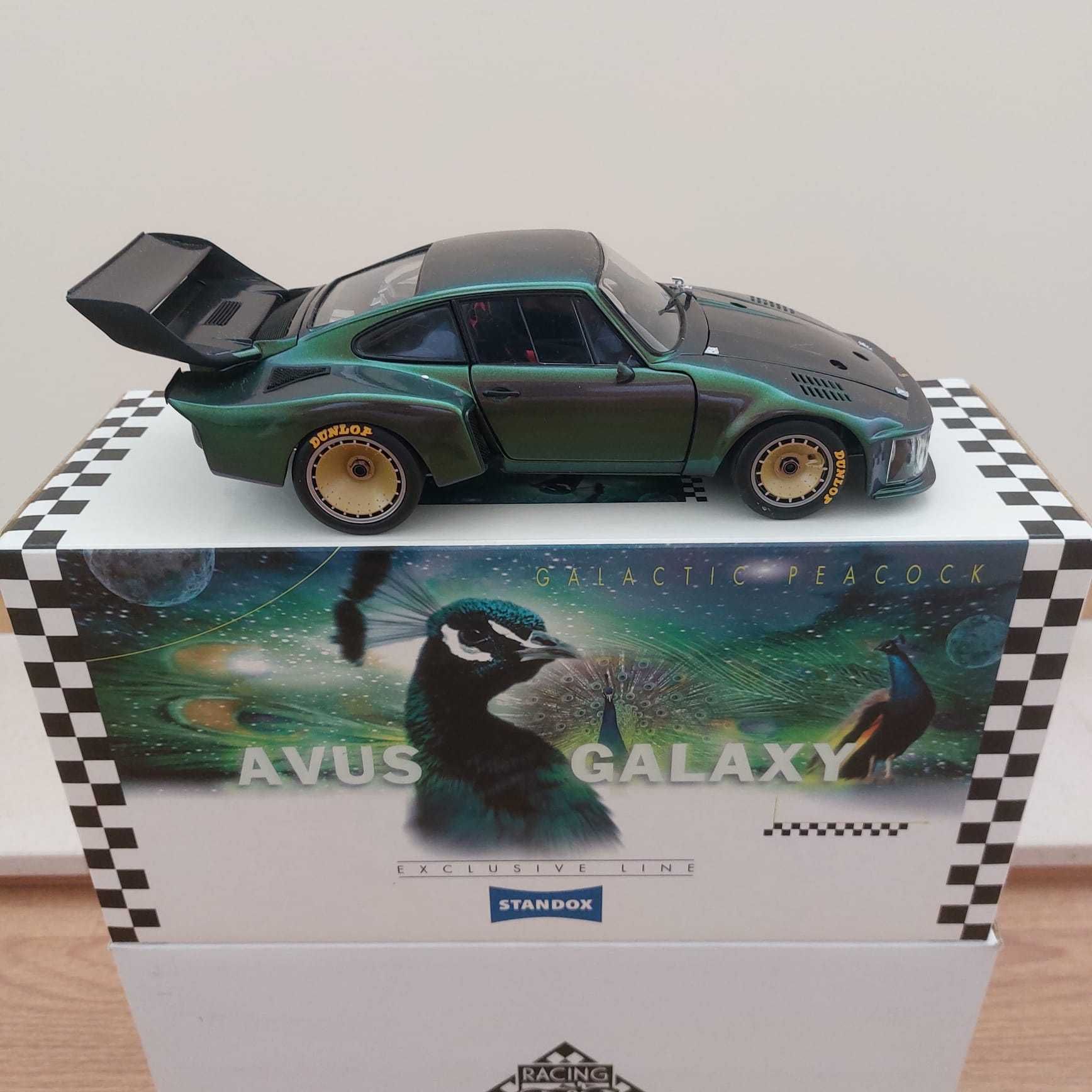Miniatura Porsche 935 Turbo Standox Avus Galaxy Green 1976 EXOTO 1:18