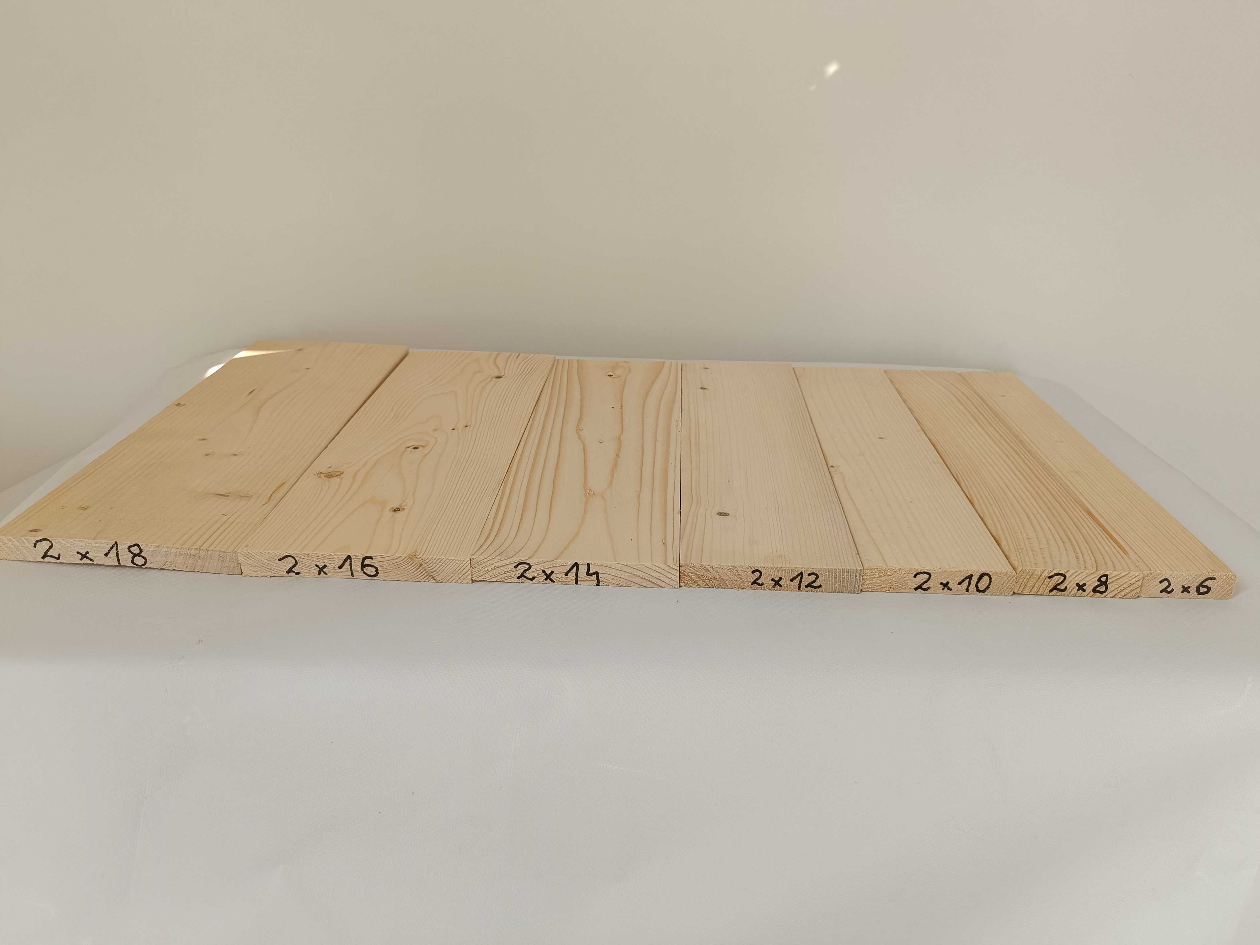 Deski strugane czterostronnie, żaluzje drewniane