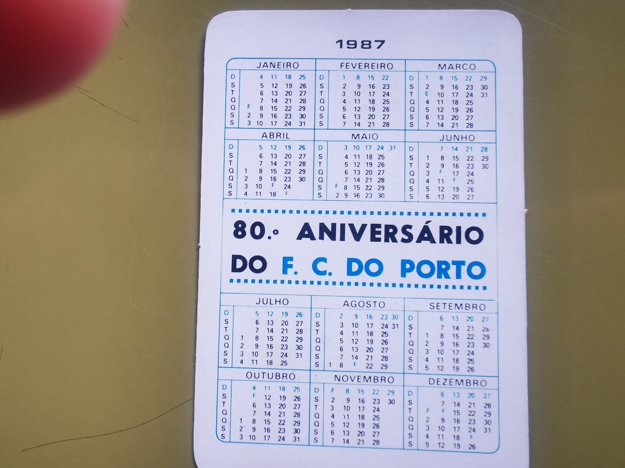 Calendário Comemorativo 80° Aniversario