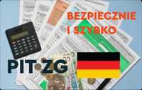 Rozliczenie Niemcy  PIT ZG  i zwrot podatku Finanzamt