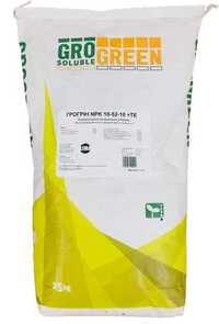 Добриво GROGREEN  NPK 10-52-10 + TE 25кг