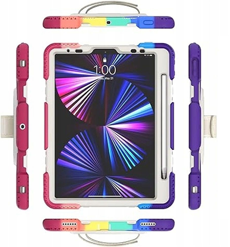 Etui do iPad Pro 11” 2021 3/2 gen z Podstawką i Miejscem na Rysik