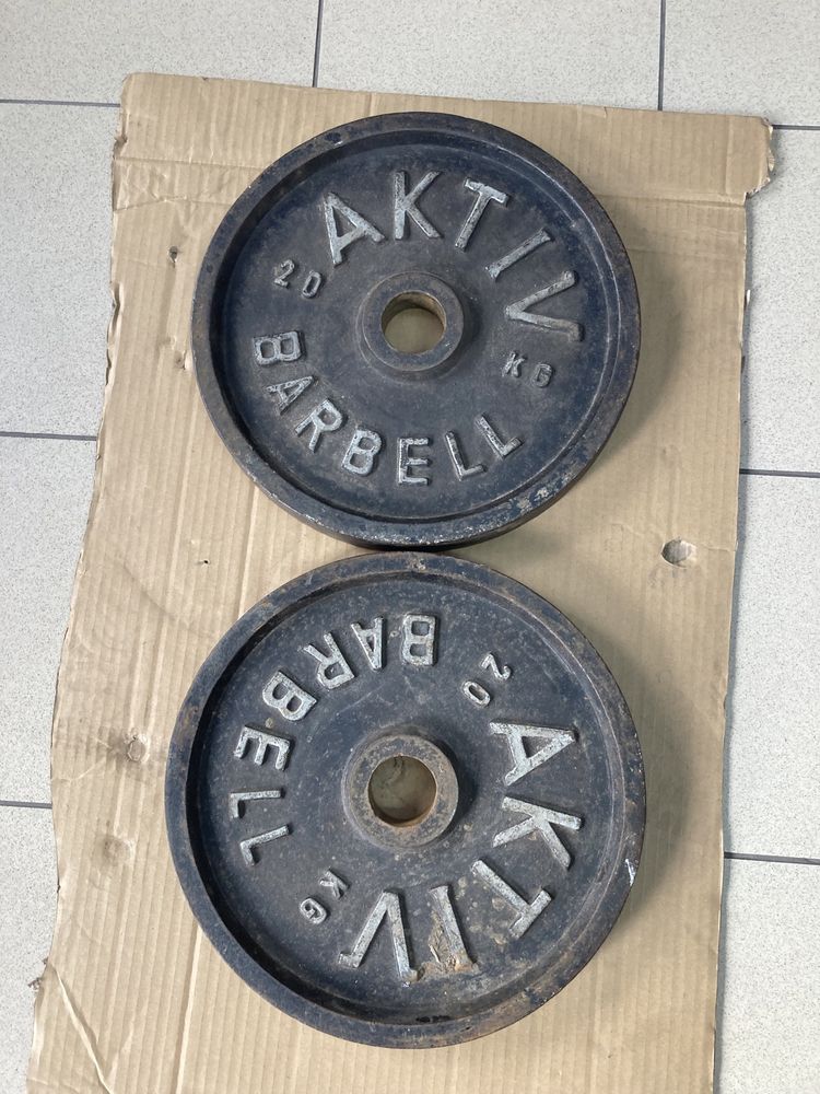 Obciążenie olimpijskie 2x20 kg fi 51mm