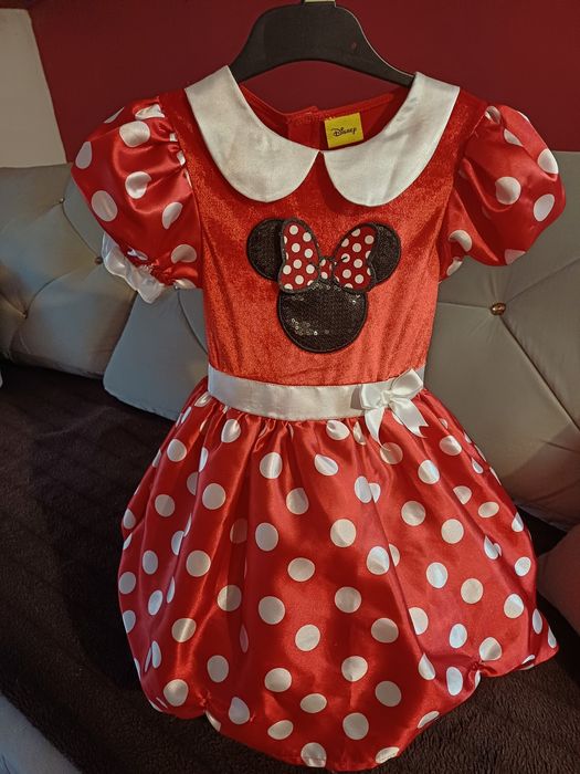Strój sukienka myszki Minnie 104 cm 3-4 latka Disney