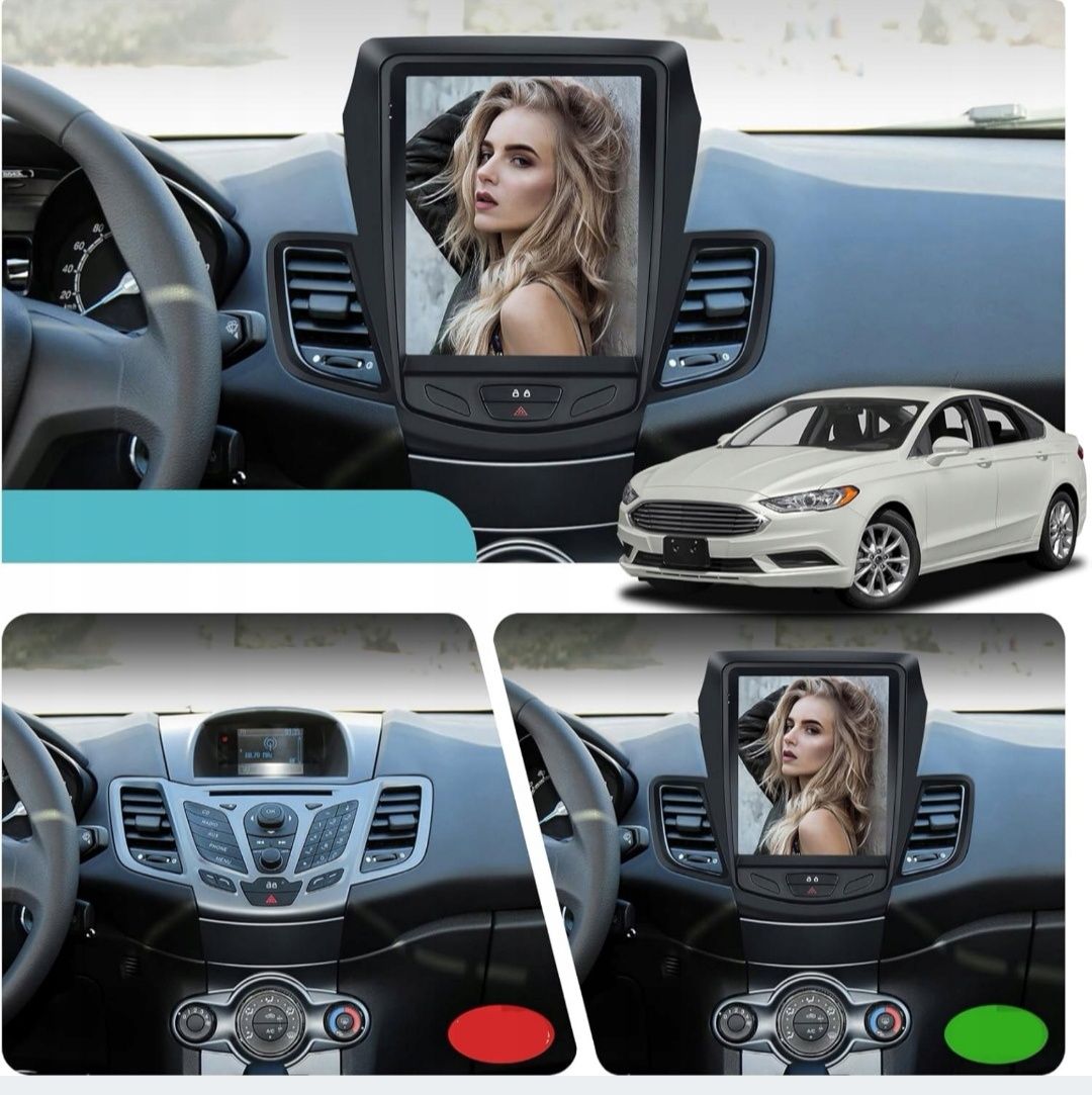 Radio samochodowe ANDROID Ford Fiesta mk7 TESLA 08- 2-Din Android 13