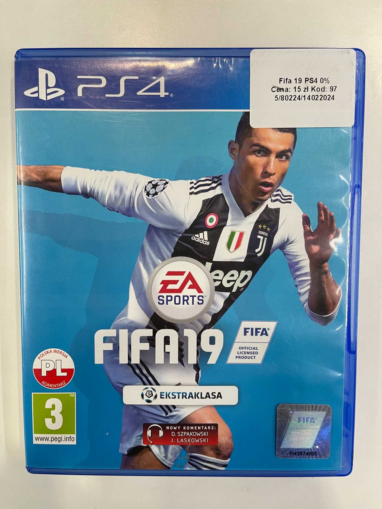 Gra Fifa 19 PS4 PL