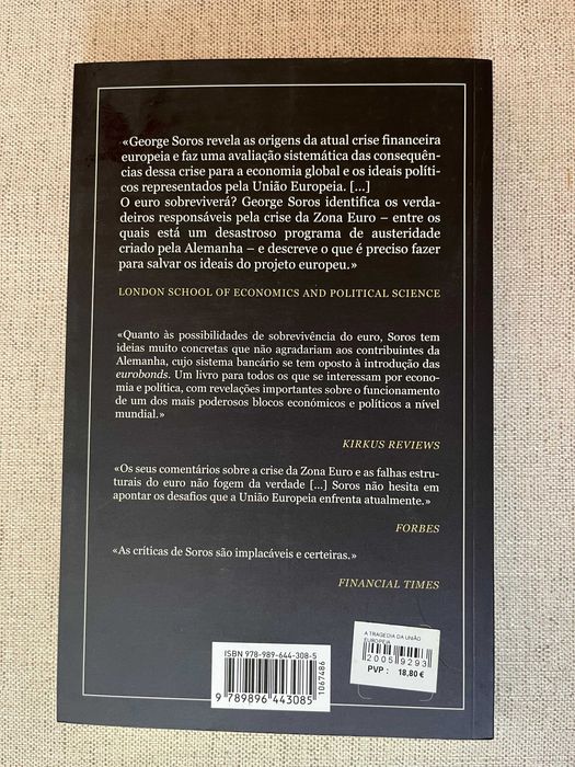 Livro A Tragédia da União Europeia