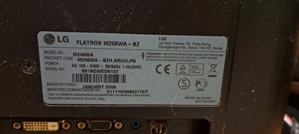 Монітор для ПК/ телевізор