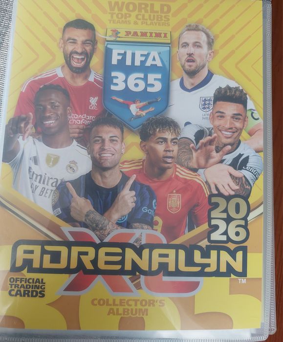Karty panini fifa  365  adrenalyn xl 2026