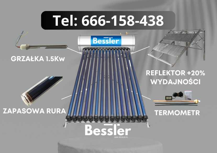 KOLEKTOR słoneczny CIŚNIENIOWY 100l, 150l, 200l, 240l - BESSLER.PL