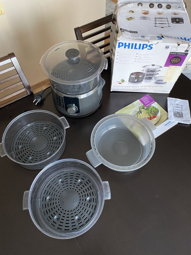 Parowar Philips Avance Collection HD9170/91 9l 1350W w pełni sprawny