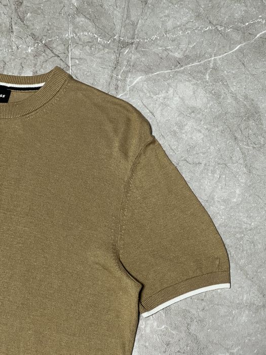 Лляна футболка BOSS (оригінал, нова колекція)