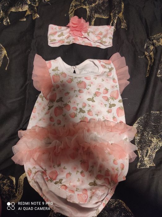 Bluzeczka i opaska rozmiar 74