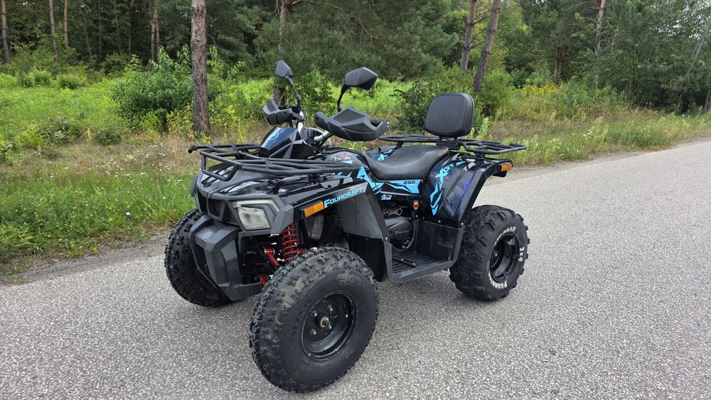 Quad 250 Fourcraft XXl Hak Niski przebieg bashan Quad 125 ATV Quad 250