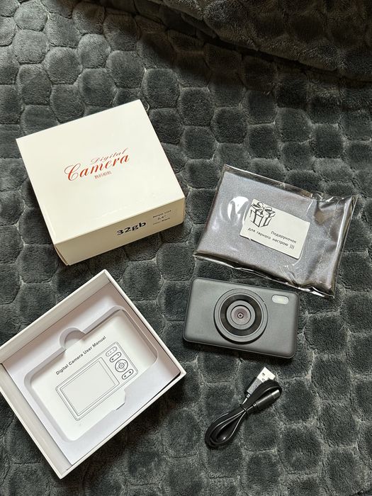 Цифровий фотоапарат Benjie U24 4K 48 Мп + карта пам’яті 32GB