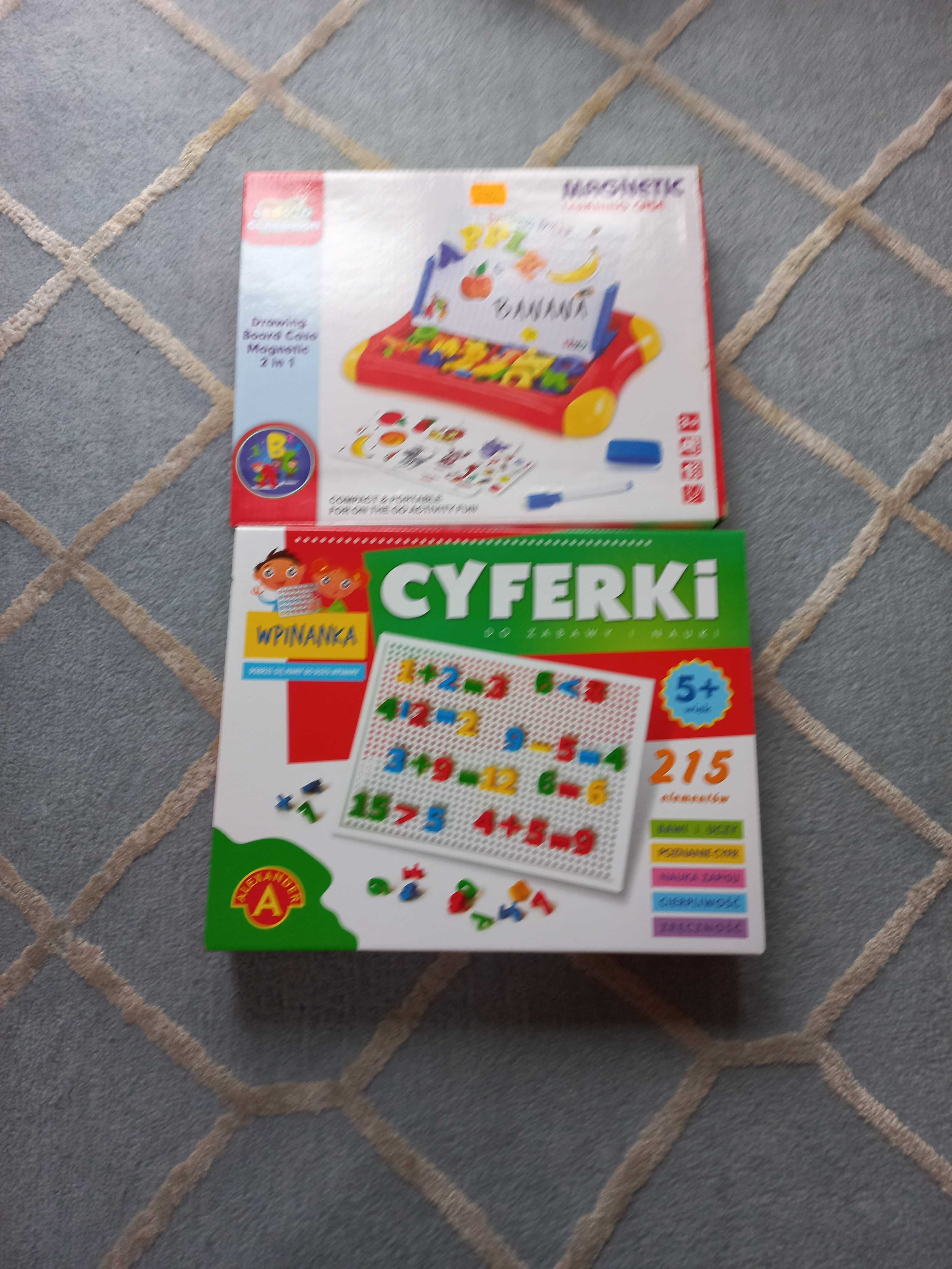 Literki tablica magnetyczna+ cyferki