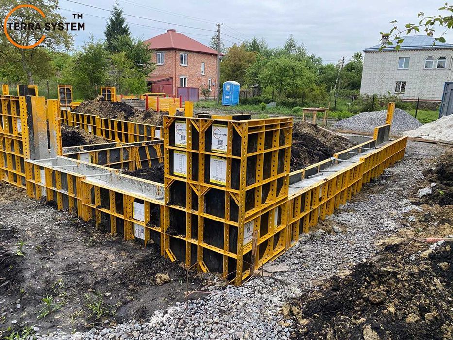 Оренда ДРІБНОЩИТОВОЇ ОПАЛУБКИ, опалубка для фундаментів,легка опалубка