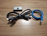 Adapter HDMI - 2 x HDMI BASEUS Matrix + 2x kabel hdmi Baseus 0.5m