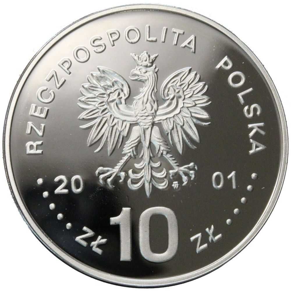 2001r. - 10 Złotych - Jan III Sobieski - popiersie