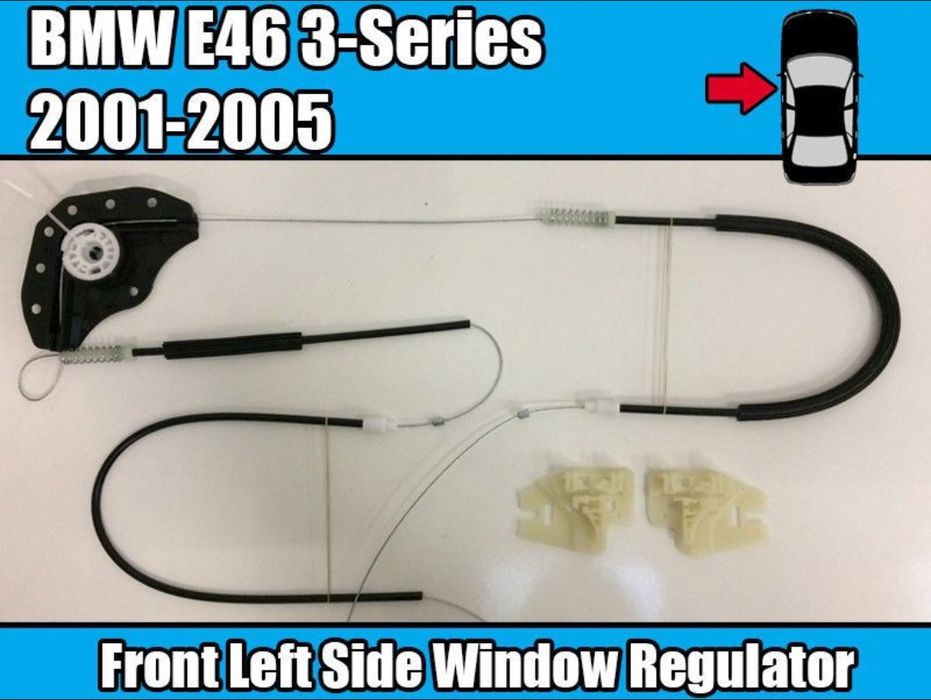 Elevador dos vidros, kit de reparação BMW