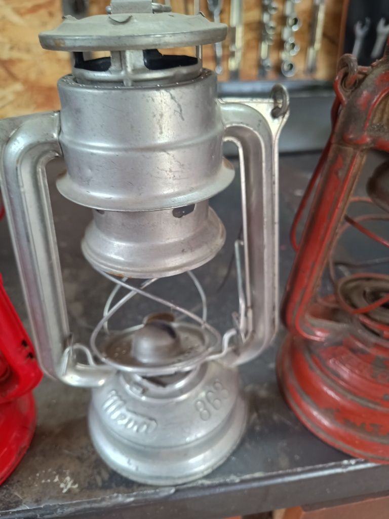 Lampy naftowe zestaw 6 sztuk