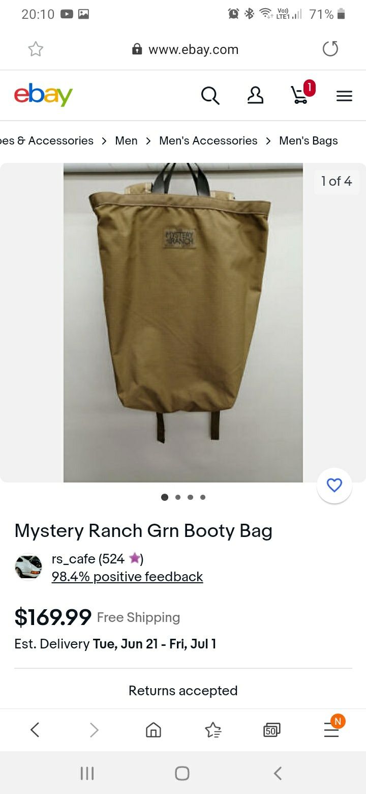 Plecak Mystery ranch booty bag  coyote