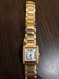 Золотые часы Cartier бриллианты