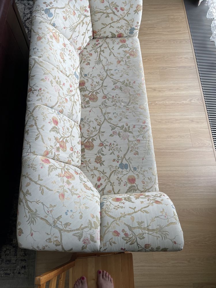 sofa/kanapa w kwiaty